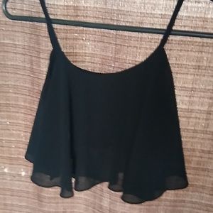 Black halter top